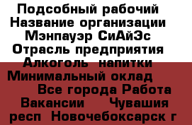 Подсобный рабочий › Название организации ­ Мэнпауэр СиАйЭс › Отрасль предприятия ­ Алкоголь, напитки › Минимальный оклад ­ 20 800 - Все города Работа » Вакансии   . Чувашия респ.,Новочебоксарск г.